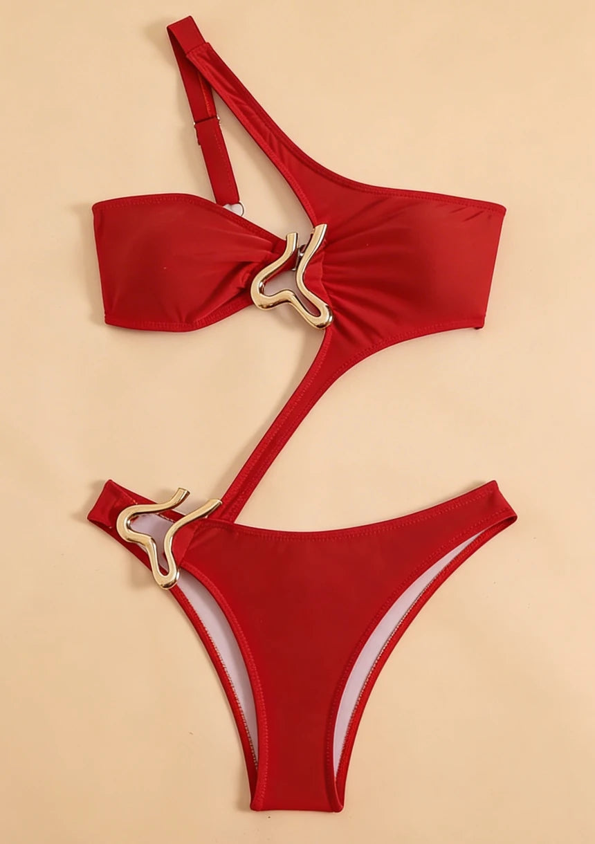 Monokini z regulowanym ramiączkiem