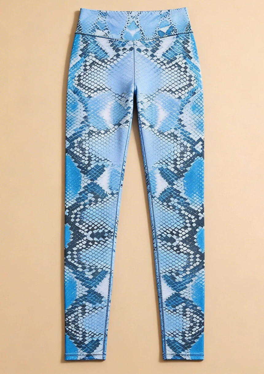 Legginsy sportowe wzór węża