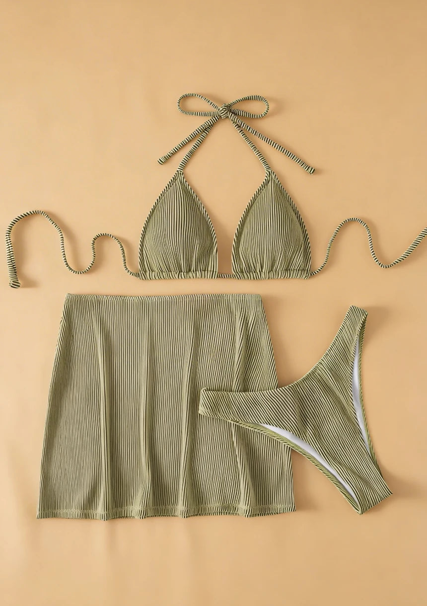 Bikini z regulowanymi trójkątnymi miseczkami