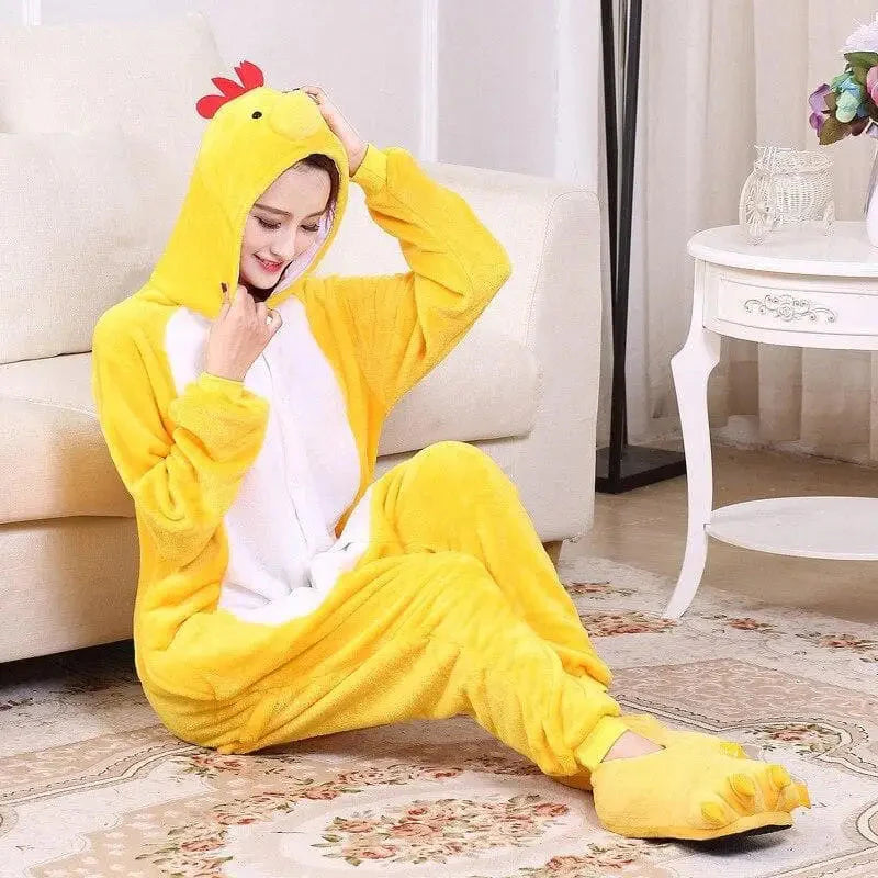Onesie damskie z kapturem