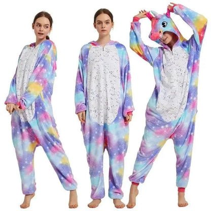 Fioletowy Onesie kolorowy jednorożec