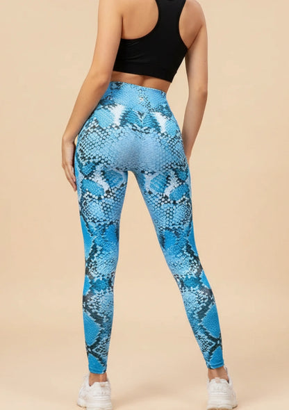 Legginsy sportowe wzór węża