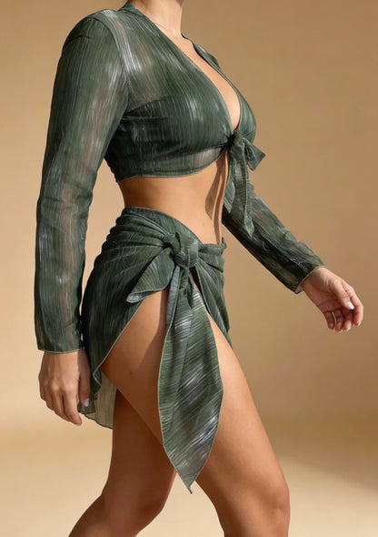 Bikini z trójkątnymi miseczkami
