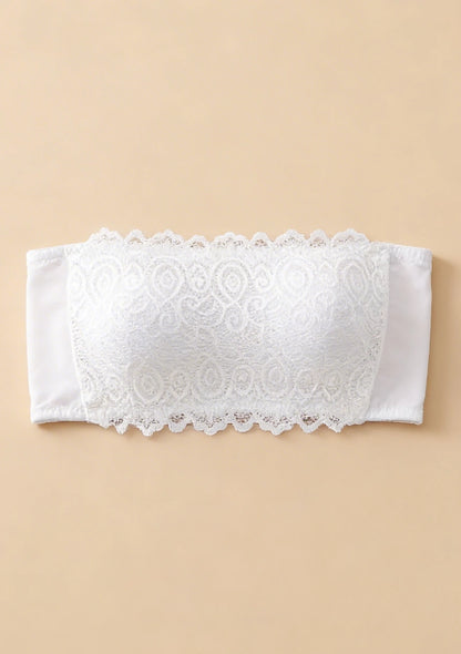 Biustonosz bandeau z wąskim tyłem