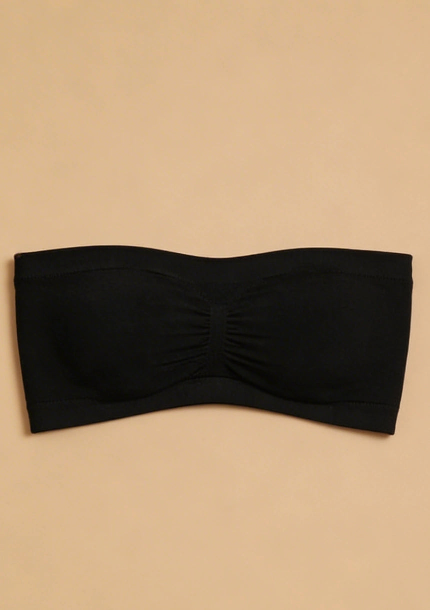 Biustonosz bandeau z oddychającego materiału