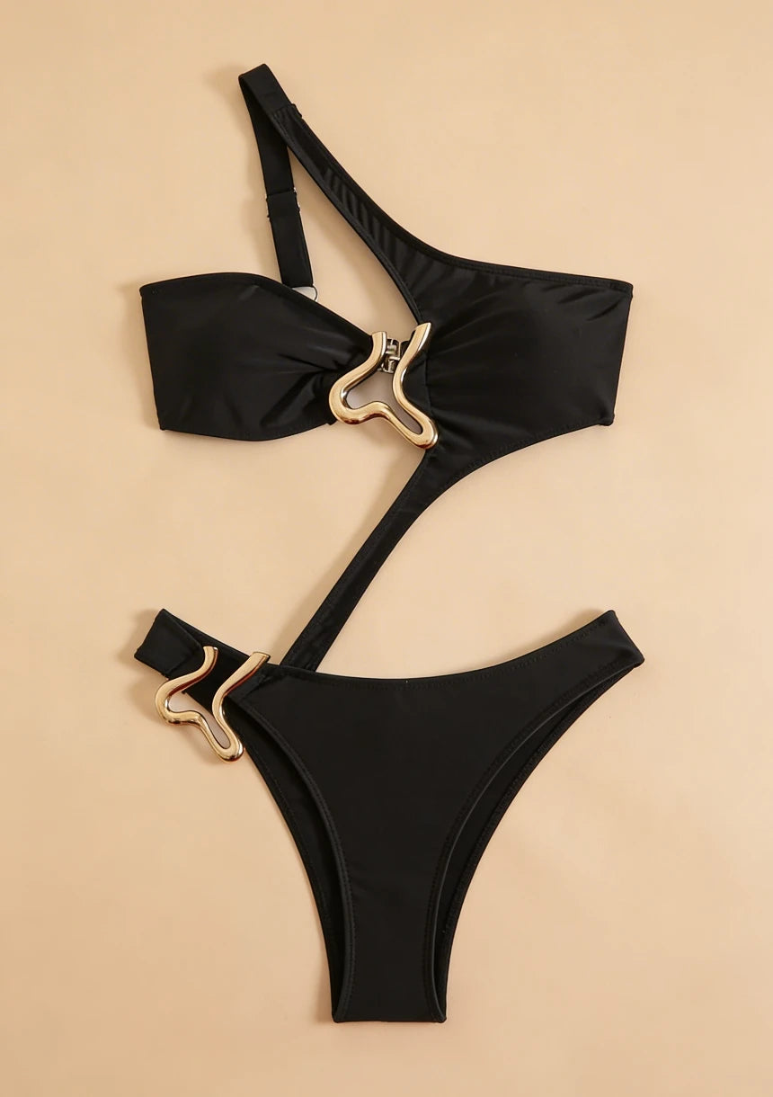 Monokini z regulowanym ramiączkiem