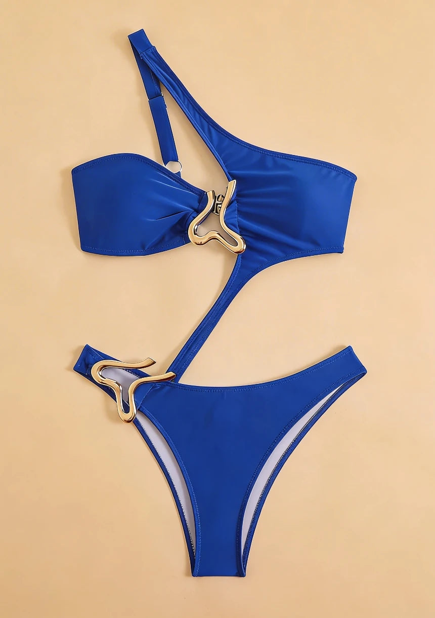 Monokini z regulowanym ramiączkiem