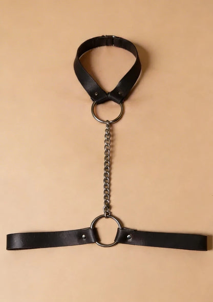 Harness na biust z regulowanym zapięciem