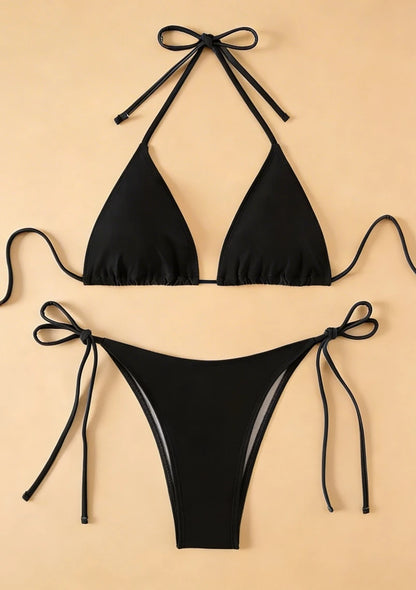 Bikini z regulowanymi wiązaniami