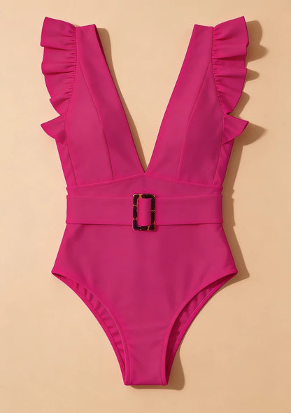 Monokini z wyciętymi plecami