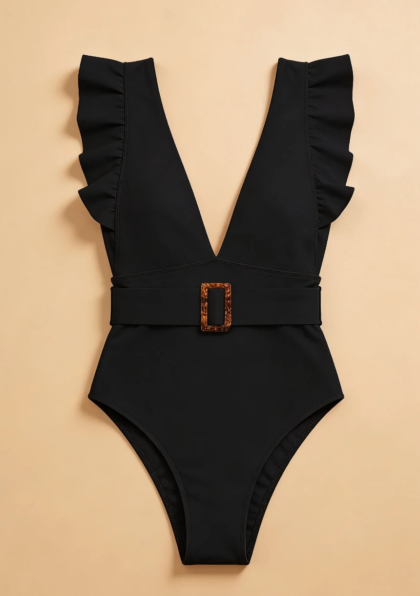 Monokini z wyciętymi plecami