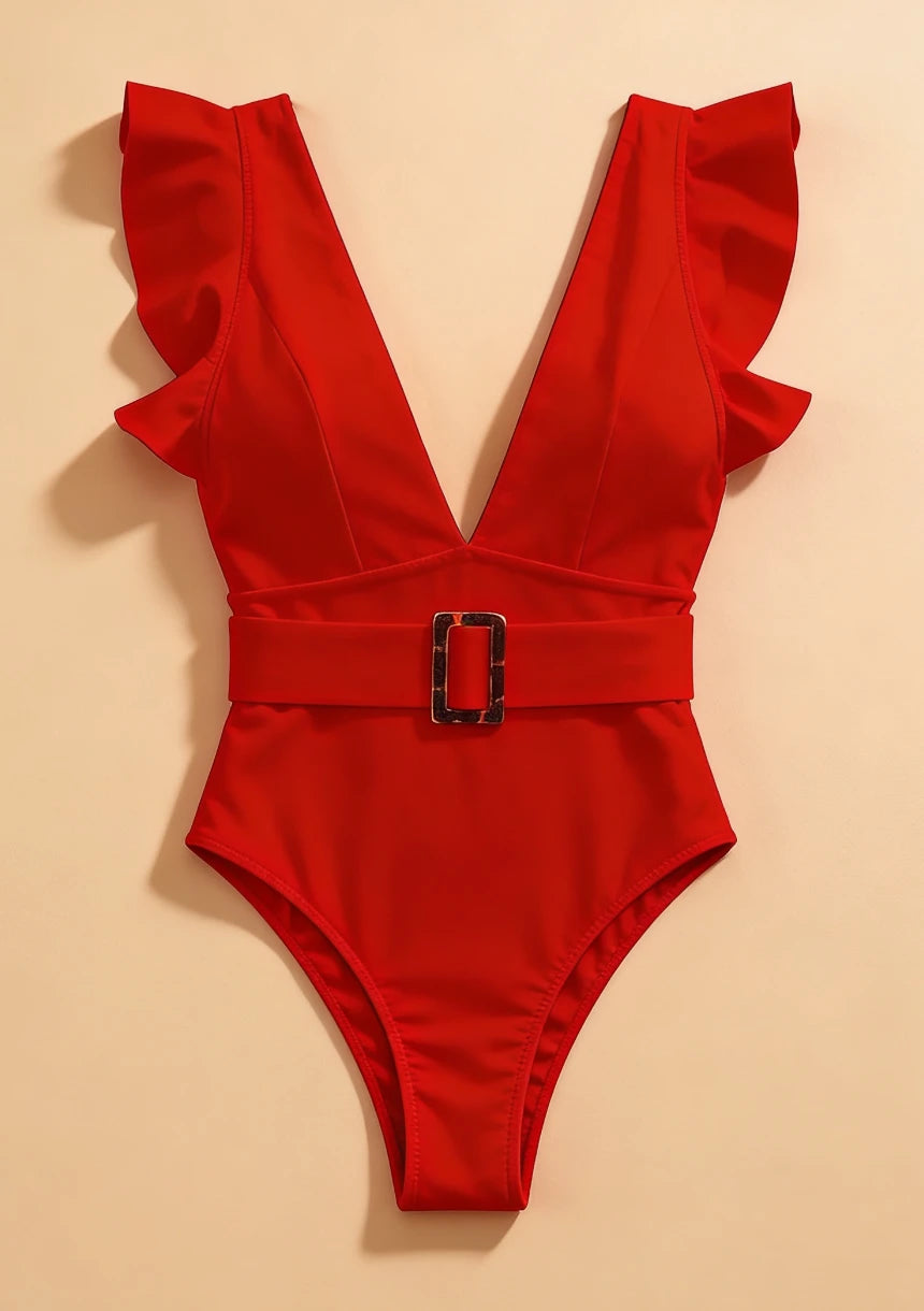Monokini z wyciętymi plecami