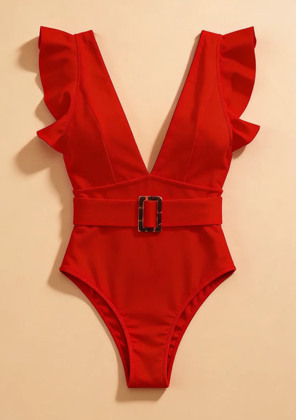 Monokini z wyciętymi plecami