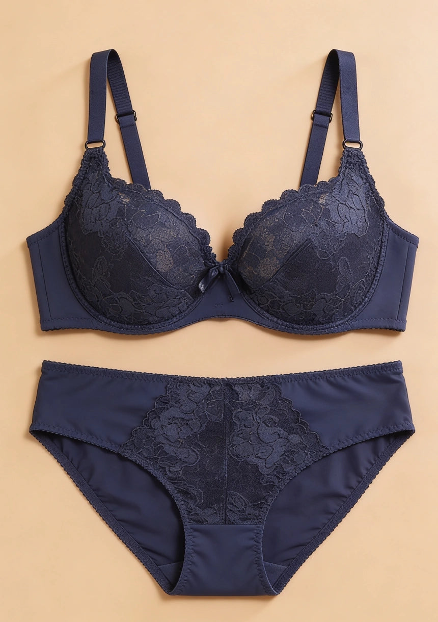 Komplet bielizny koronkowej plus size