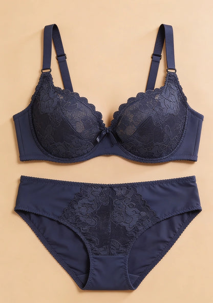 Komplet bielizny koronkowej plus size
