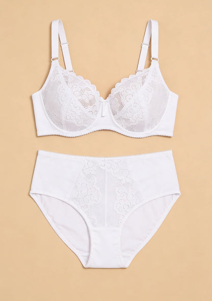 Komplet bielizny koronkowej plus size