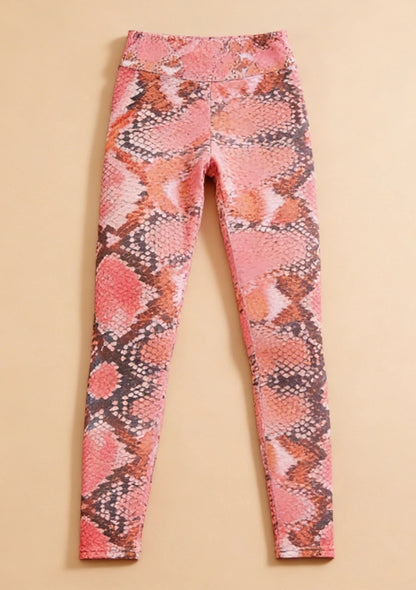 Legginsy sportowe wzór węża