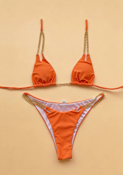 Bikini plażowe z regulowanym wiązaniem