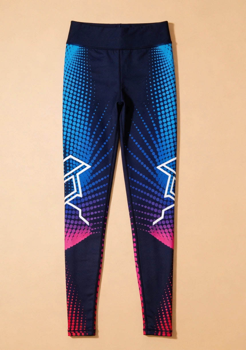 Legginsy sportowe w wyraziste wzory