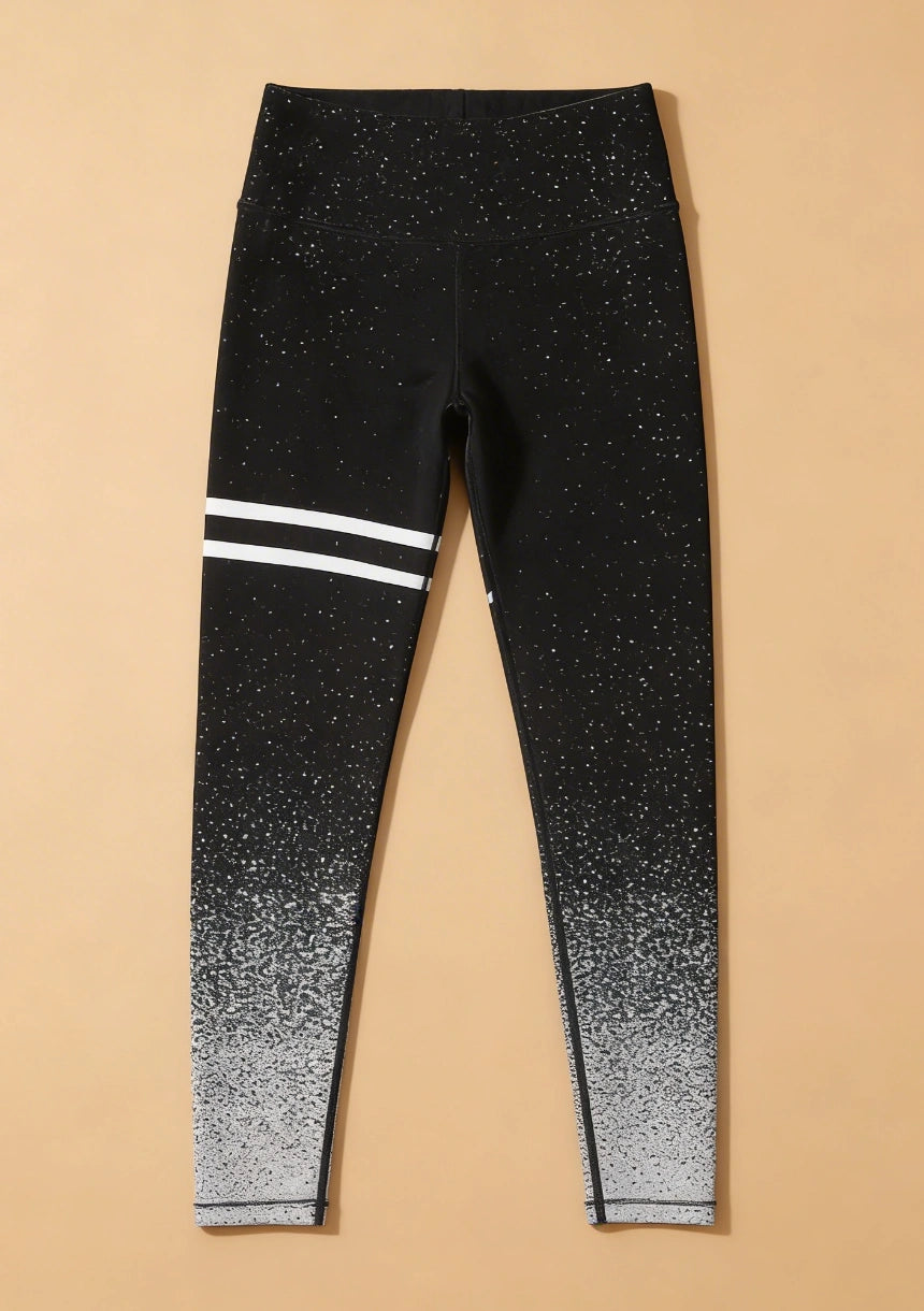 Legginsy sportowe motyw ombre
