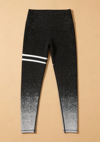 Legginsy sportowe motyw ombre