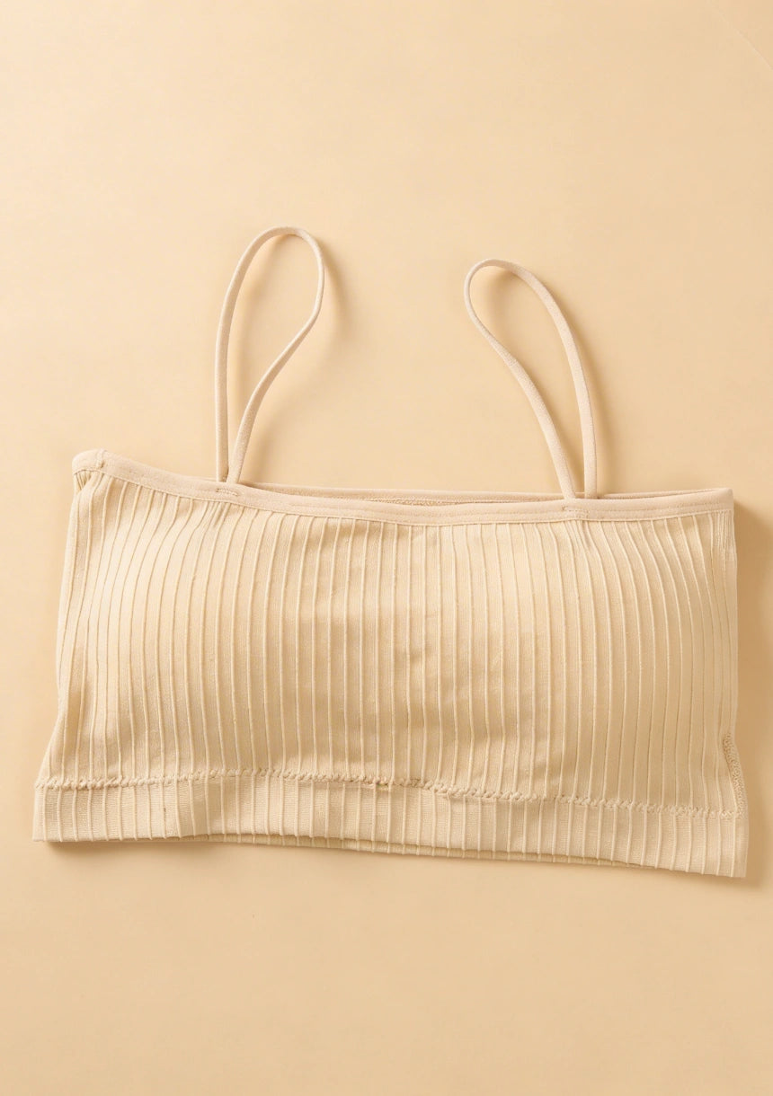 Biustonosz bandeau w prążki