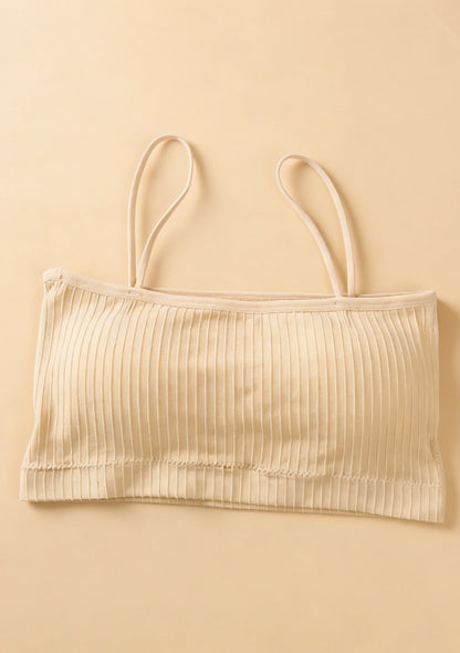 Biustonosz bandeau w prążki