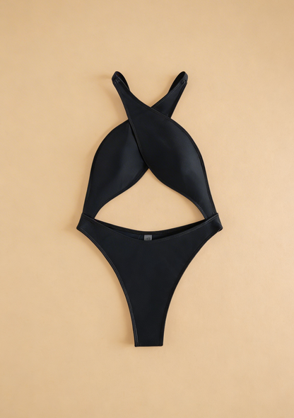 Monokini z regulowanymi ramiączkami
