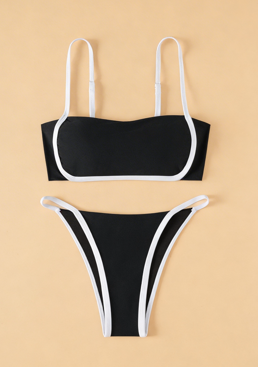 Bikini z regulowanym wiązaniem na plecach