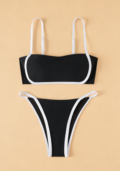 Bikini z regulowanym wiązaniem na plecach