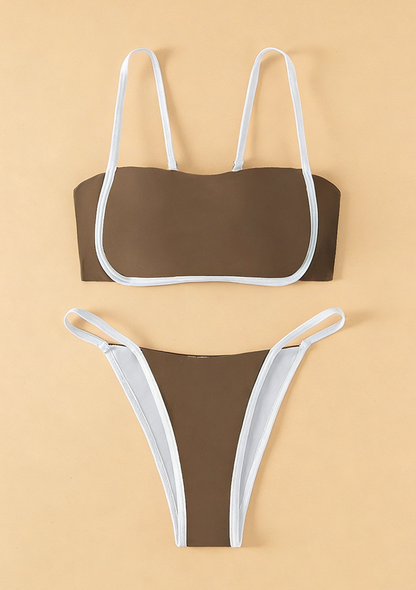 Bikini z regulowanym wiązaniem na plecach