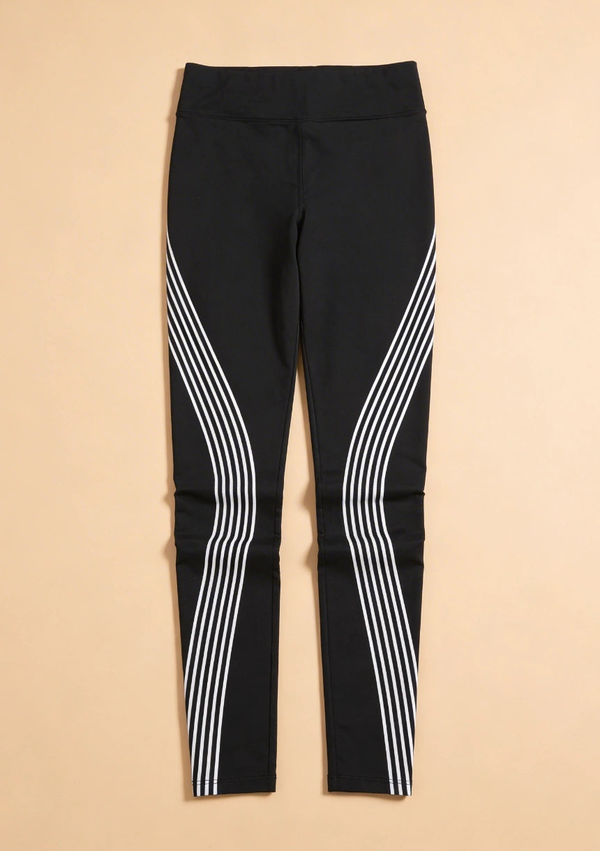 Legginsy sportowe z lampasami