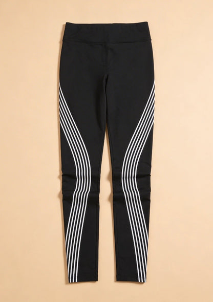 Legginsy sportowe z lampasami
