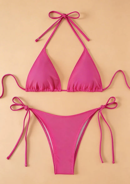 Bikini z regulowanymi wiązaniami