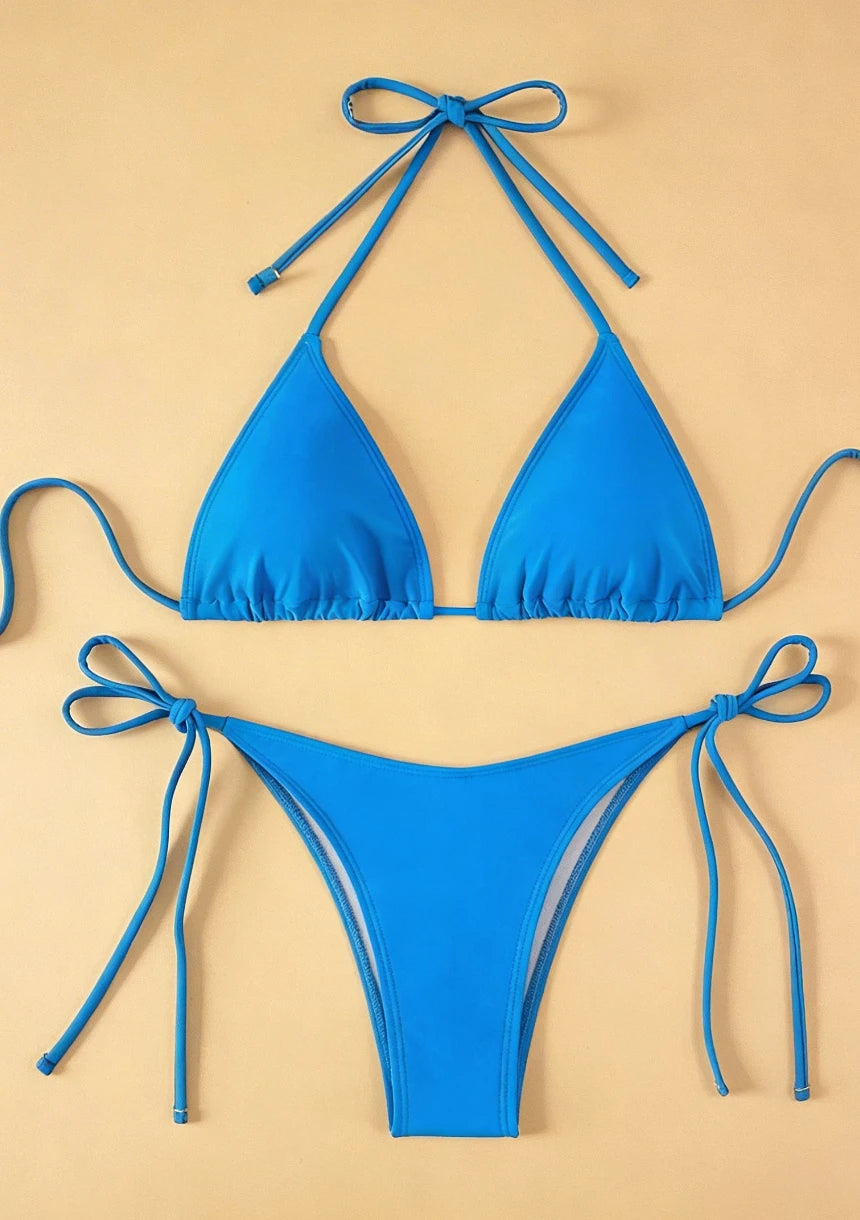 Bikini z regulowanymi wiązaniami