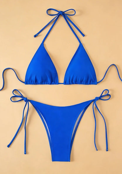 Bikini z regulowanymi wiązaniami