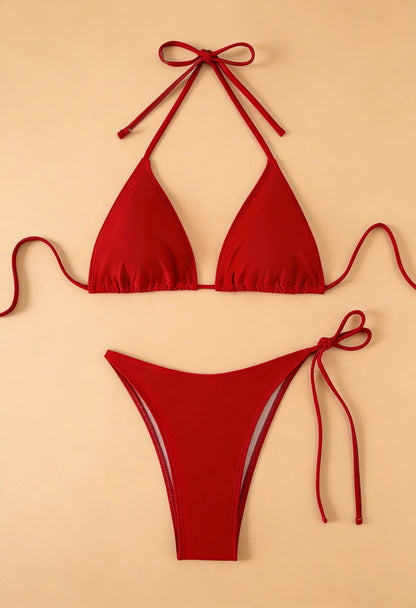 Bikini z regulowanymi wiązaniami