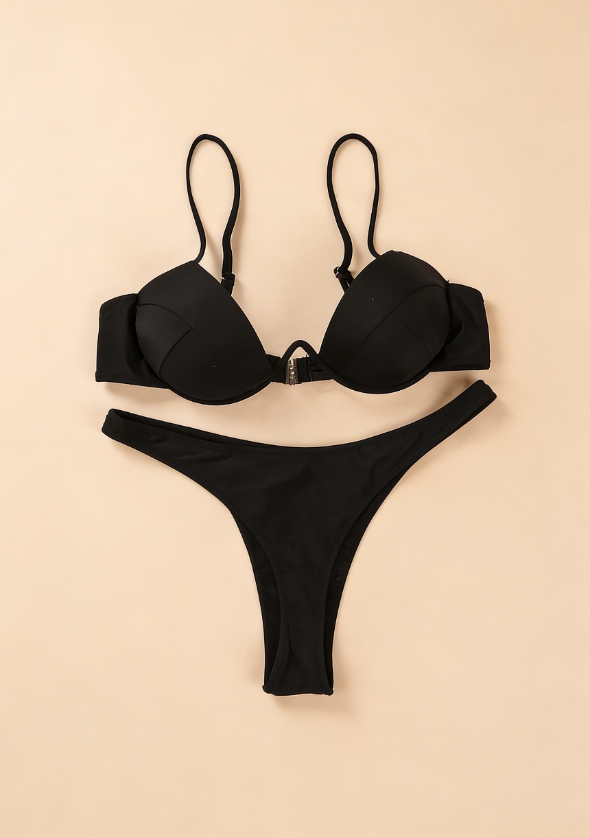 Bikini push-up z wysokim dekoltem