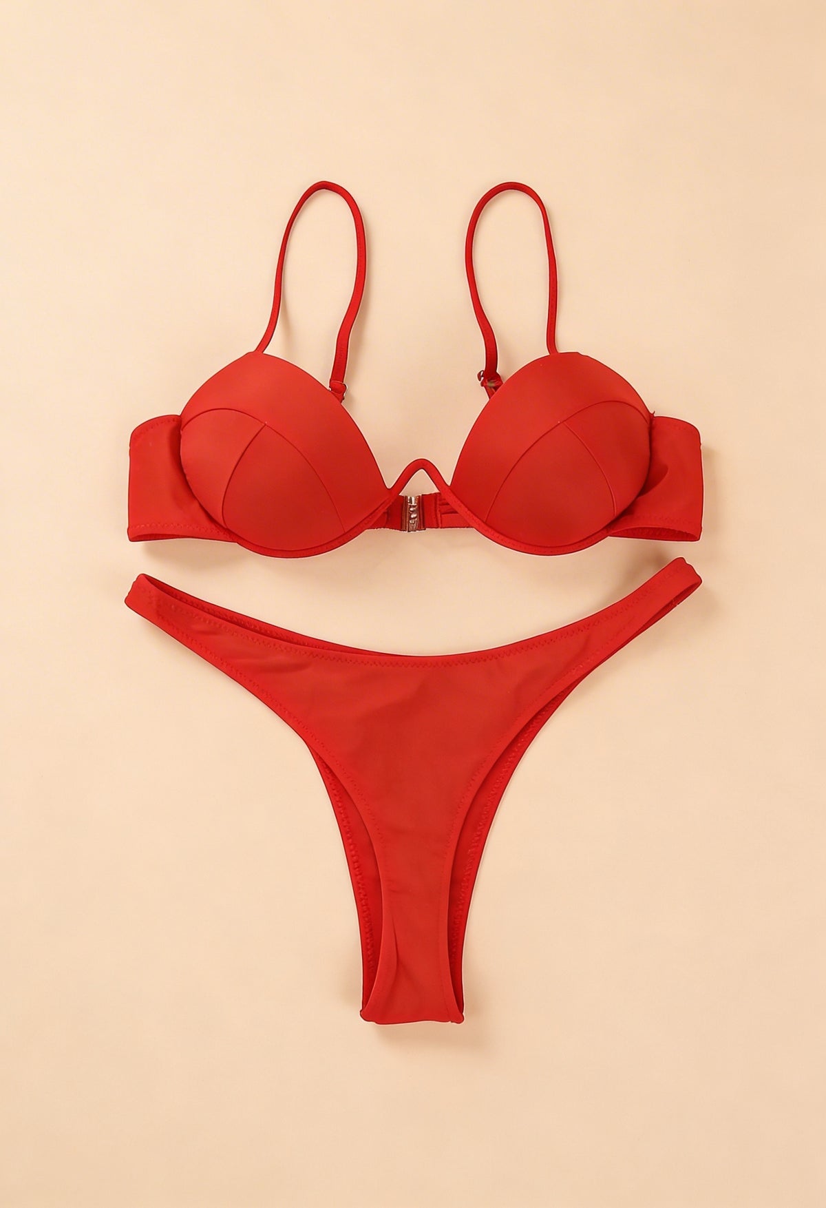 Bikini push-up z wysokim dekoltem