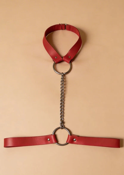 Harness na biust z regulowanym zapięciem