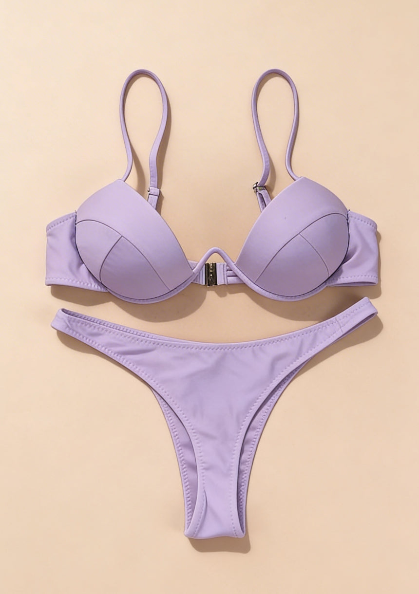 Bikini push-up z wysokim dekoltem