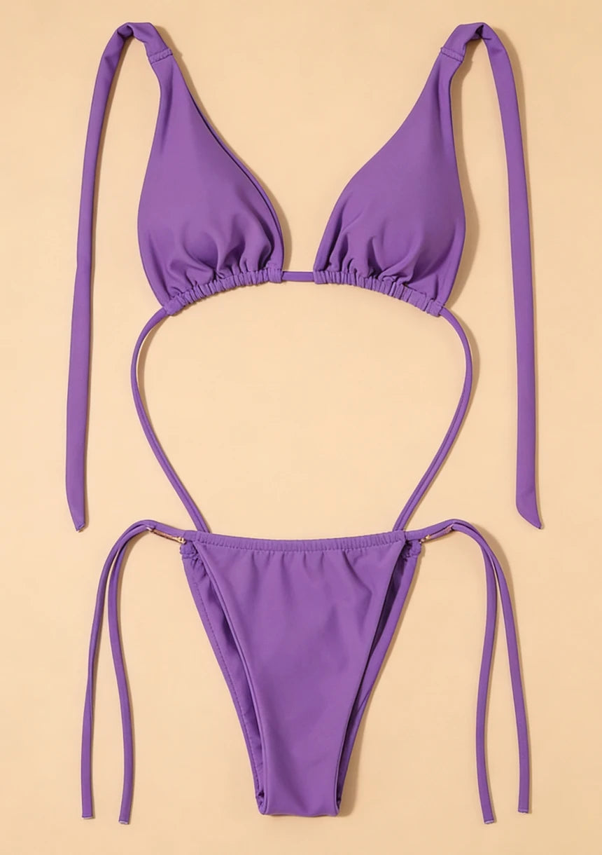 Bikini dwuczęściowe z brazylijskim stylem