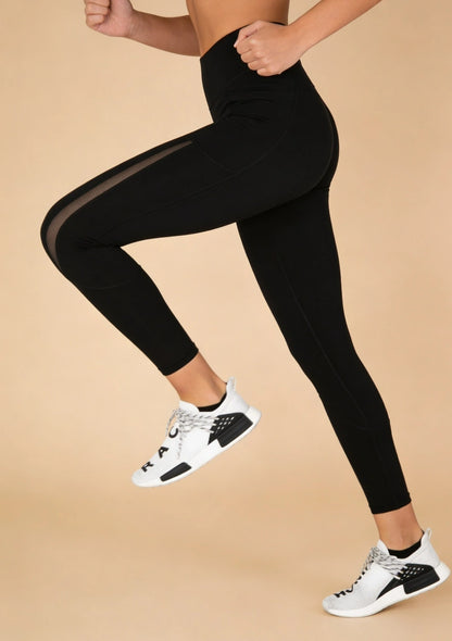 Legginsy sportowe z kieszenią