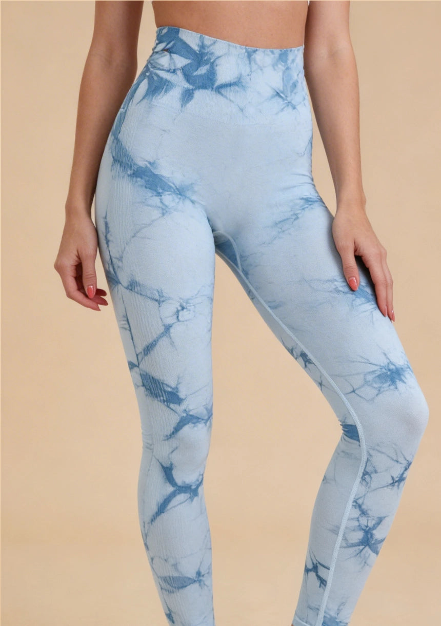 Bezszwowe legginsy w ozdobne wzory
