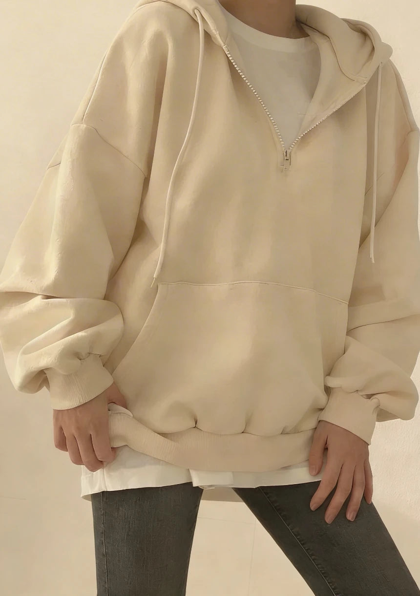 Wygodna bluza oversize z kapturem