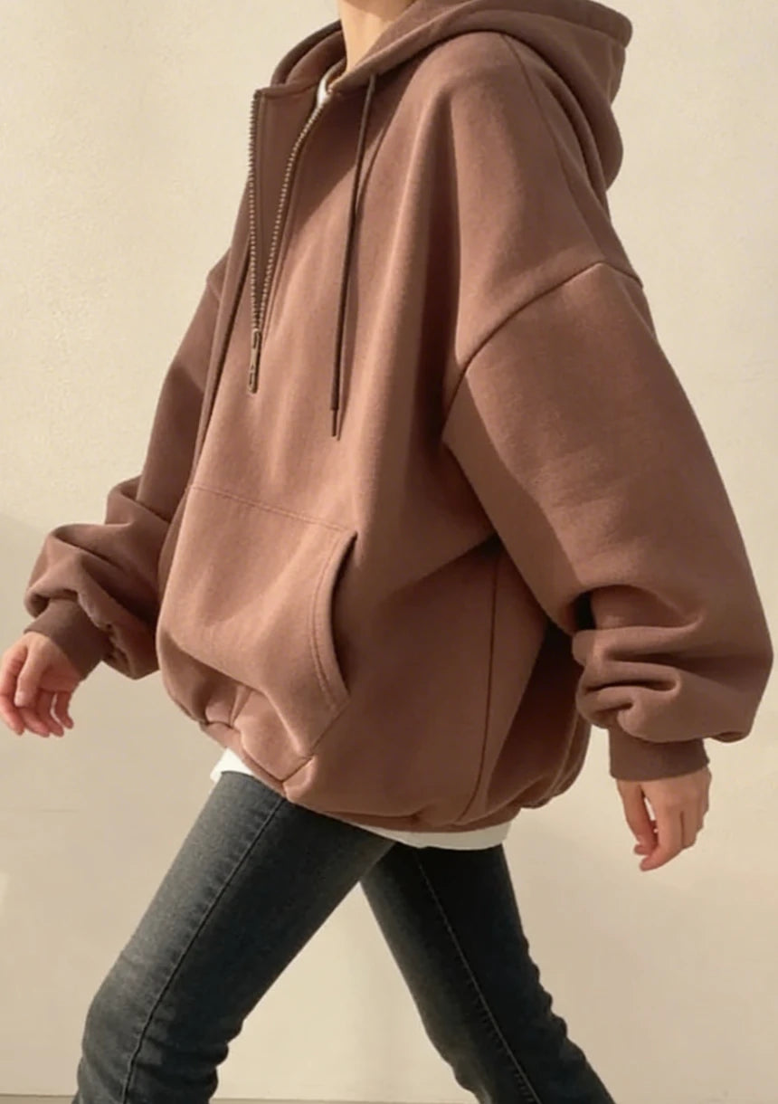 Wygodna bluza oversize z kapturem
