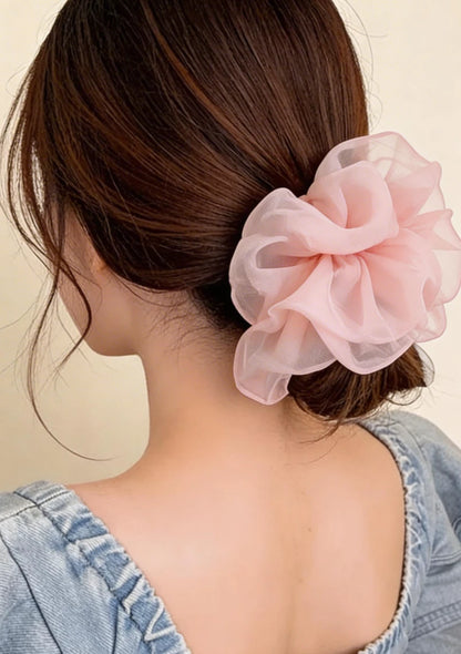Szyfonowa gumka do włosów scrunchie