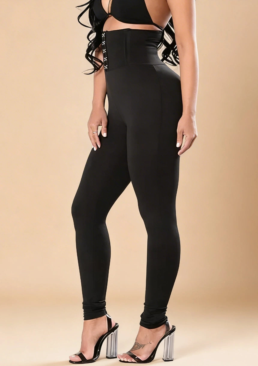 Legginsy sportowe z modelującym pasem