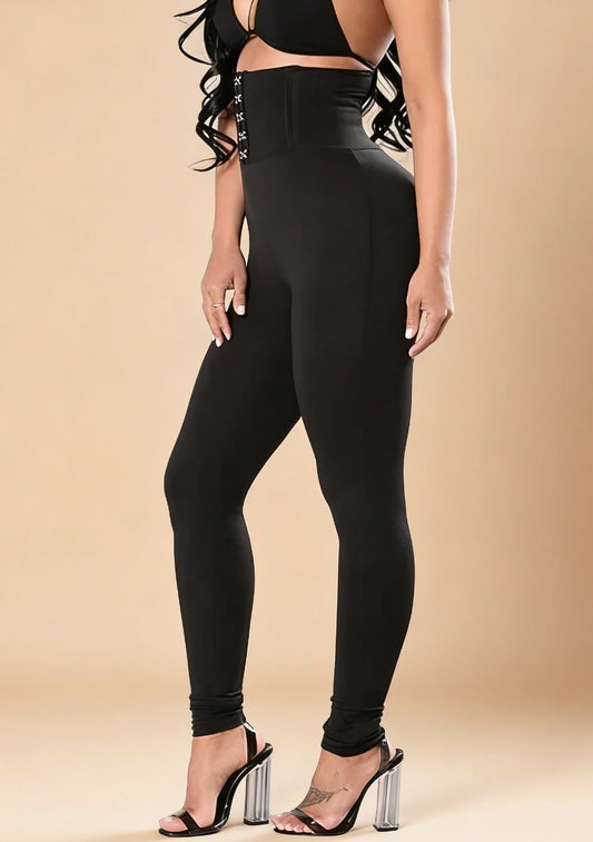 Legginsy sportowe z modelującym pasem