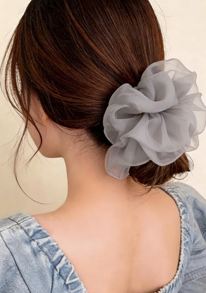 Szyfonowa gumka do włosów scrunchie